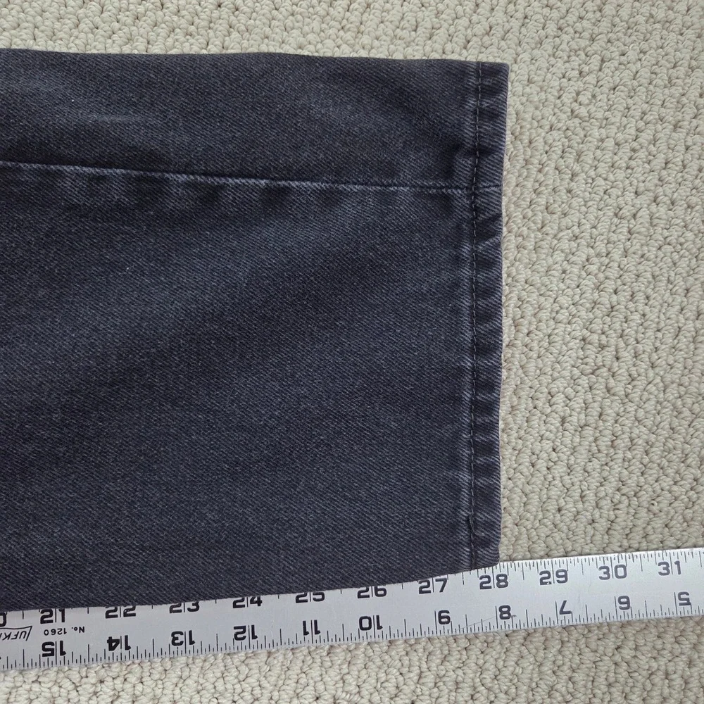 Levi's 505 Classic Regular Fit Straight Leg Jeans Mens W38 L29 Black Denim Pants
